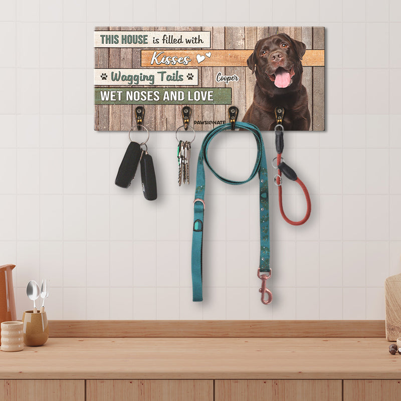 This House - Personalized Custom Wooden Key Holder