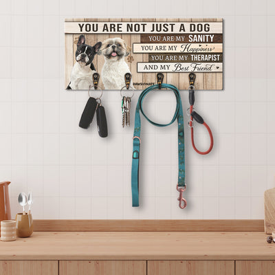 You Are Just Not A Dog - Personalized Custom Wooden Key Holder