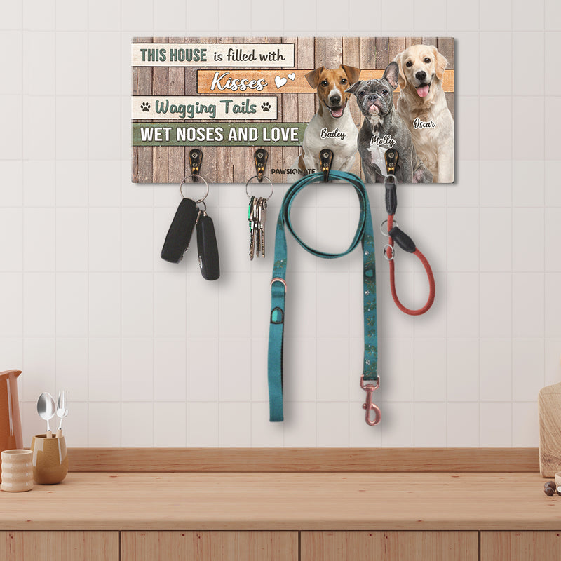 This House - Personalized Custom Wooden Key Holder