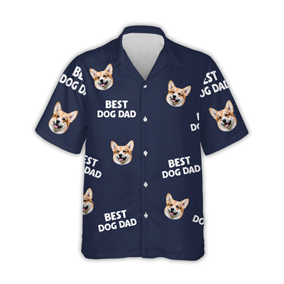 Best Mom Dad Pet Face - Personalized Custom Hawaiian Shirt