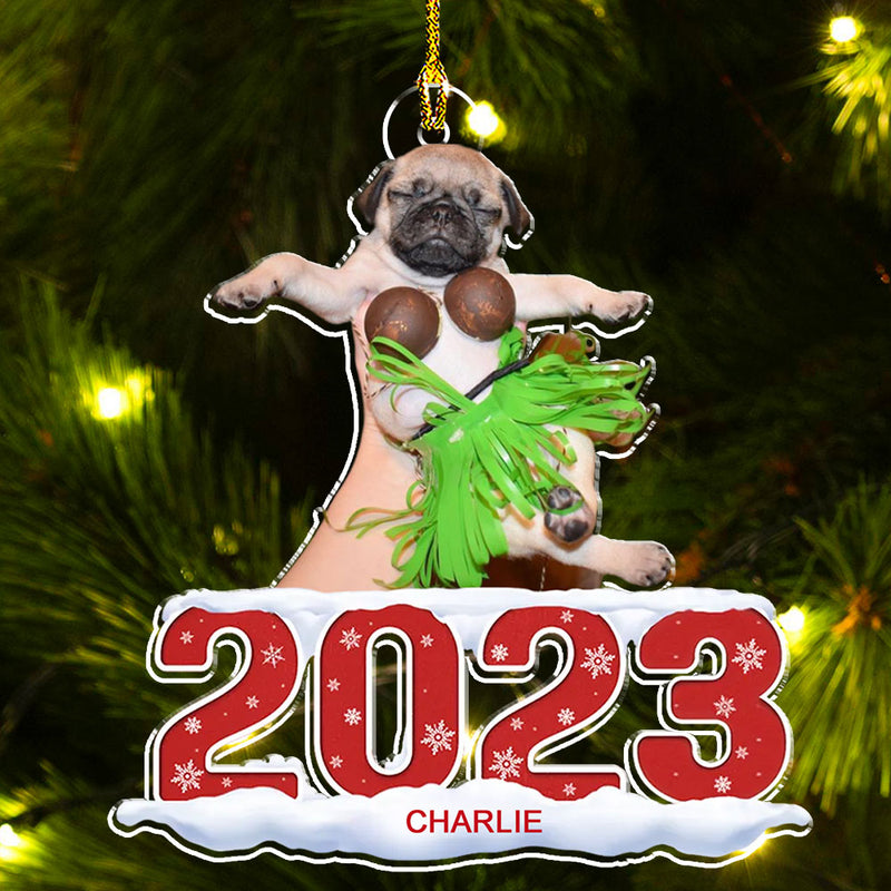 Custom Photo Human Pet 2023 - Personalized Custom Acrylic Ornament