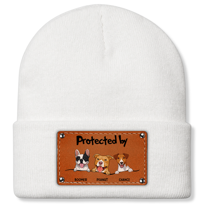 Protected By Dog 2 - Personalized Custom Beanie