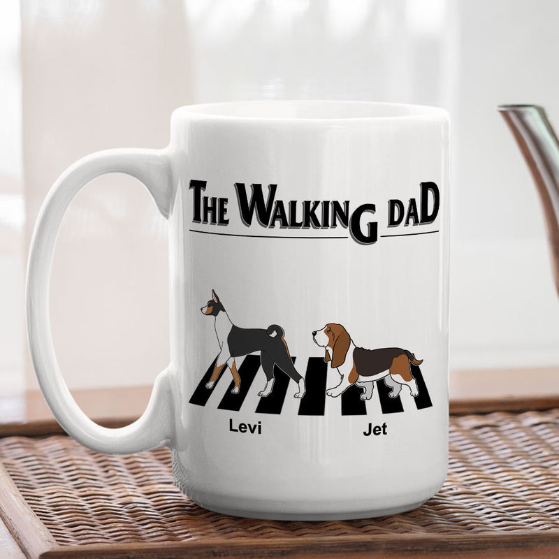 The Walking Dad 2 - Personalized Custom Coffee Mug