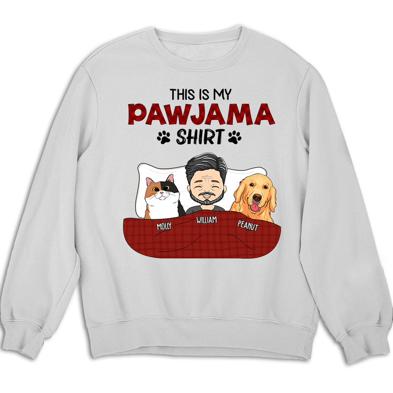 Pawjama Shirt - Personalized Custom Sweatshirt