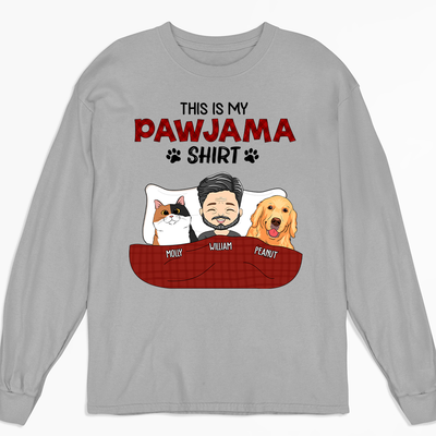 Pawjama Shirt - Personalized Custom Long Sleeve T-shirt