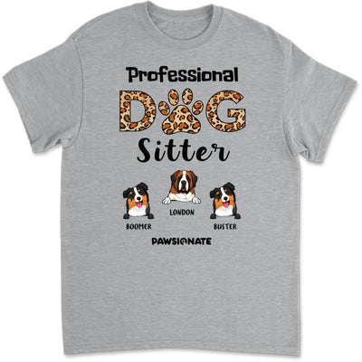 Professional Dog Sitter - Personalized Custom Unisex T-shirt