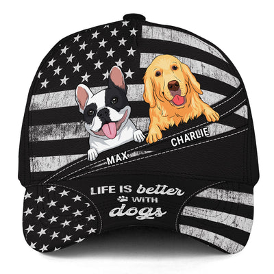 Life Is Better With Doggo - Personalized Custom Cap