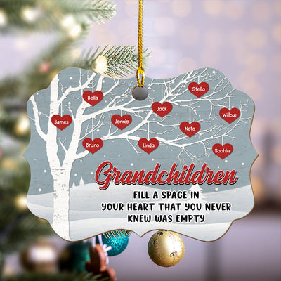 Filling Grandma Heart - Personalized Custom 1-layered Wood Ornament