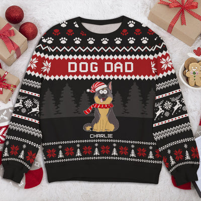 Funny Pet Christmas - Personalized Custom All-Over-Print Sweatshirt