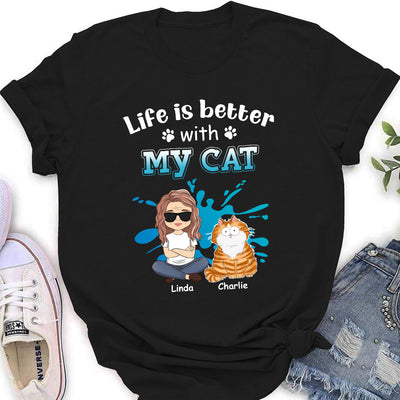 Life Is Better Funny - Personalized Custom Women's T-shirt