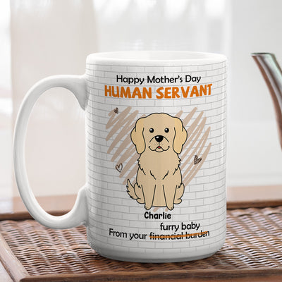 From Your Furry Baby Dog - Personalized Custom Coffee Mug