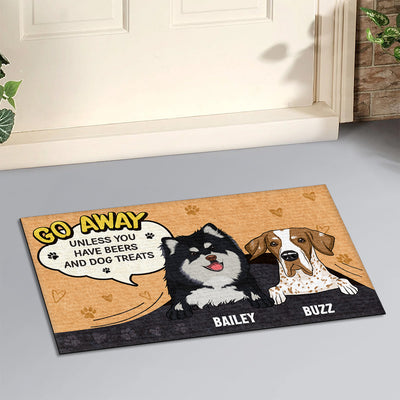 Go Away Unless You - Personalized Custom Doormat