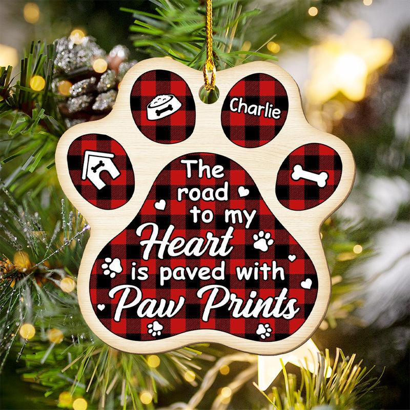 The Road To My Heart - Personalized Custom 1-layered Wood Ornament