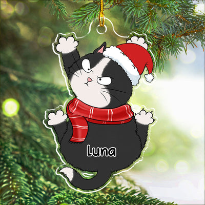 Funny Scratching - Personalized Custom Acrylic Ornament