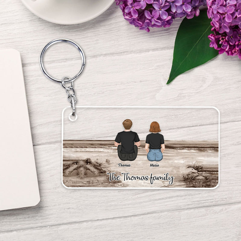 Whole Family Together - Personalized Custom Acrylic Keychain