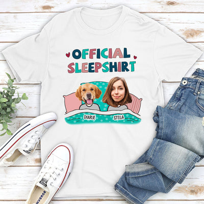 Sleepshirt Photo - Personalized Custom Unisex T-shirt