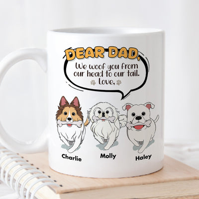 My Head To Tail - Personalized Custom Coffee Mug