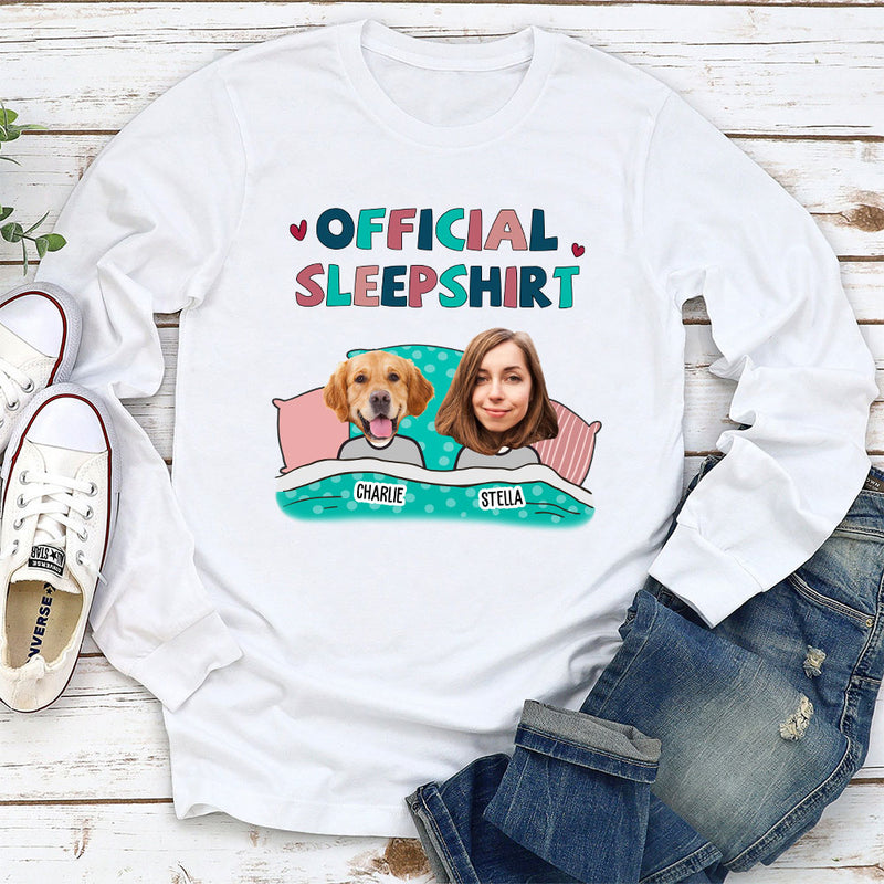 Sleepshirt Photo - Personalized Custom Long Sleeve T-shirt