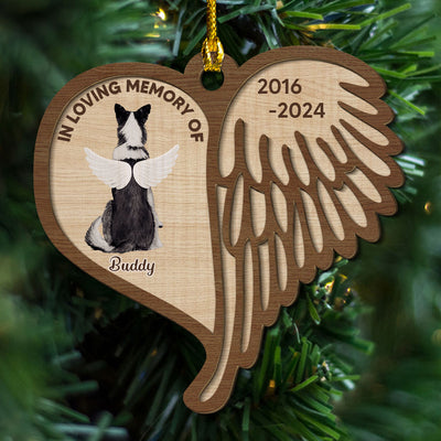 In Loving Memory - Personalized Custom 2-layered Wood Ornament