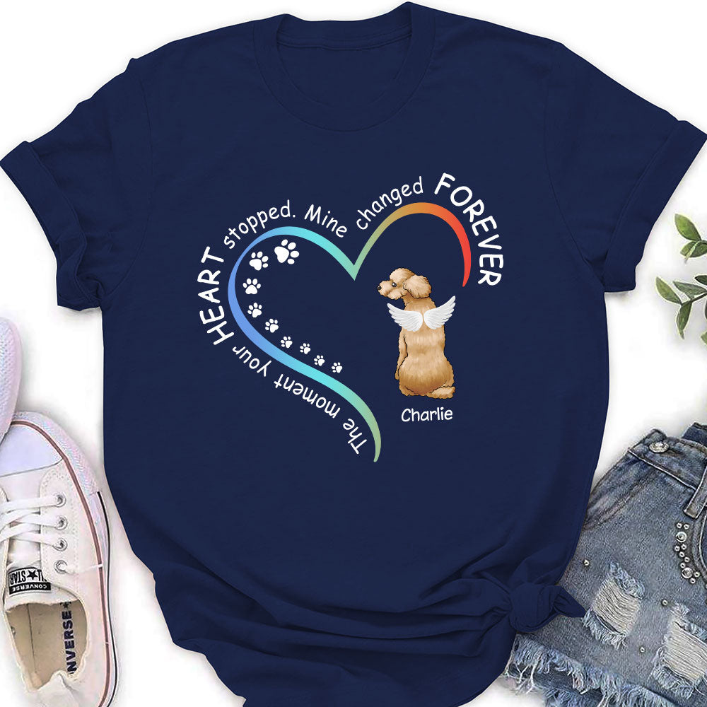 Mine Changed Forever - Personalized Custom Women's T-shirt