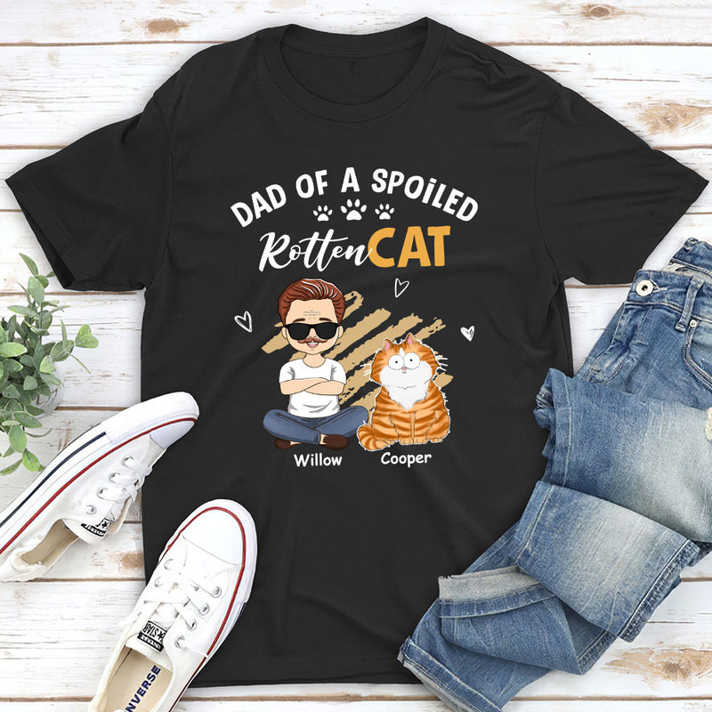 Spoiled Cats Funny - Personalized Custom Unisex T-shirt