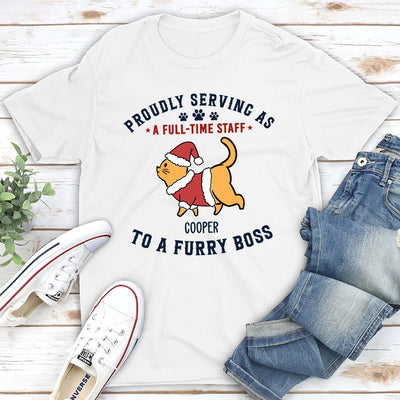 My Furry Boss - Personalized Custom Premium T-shirt