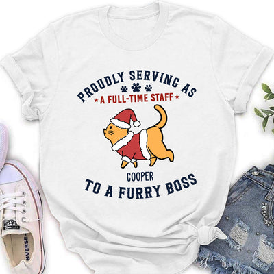 My Furry Boss - Personalized Custom Women's T-shirt