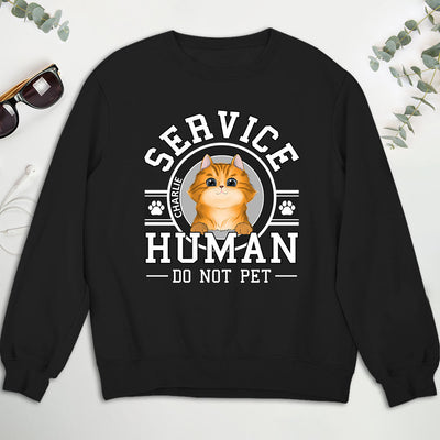 Pet Service Human Logo - Personalized Custom Sweatshirt