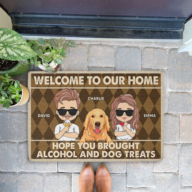 Hope You Brought - Personalized Custom Doormat