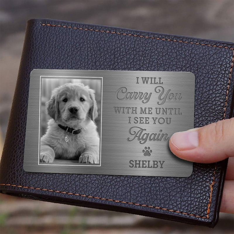 I Will Carry You - Personalized Custom Wallet Card