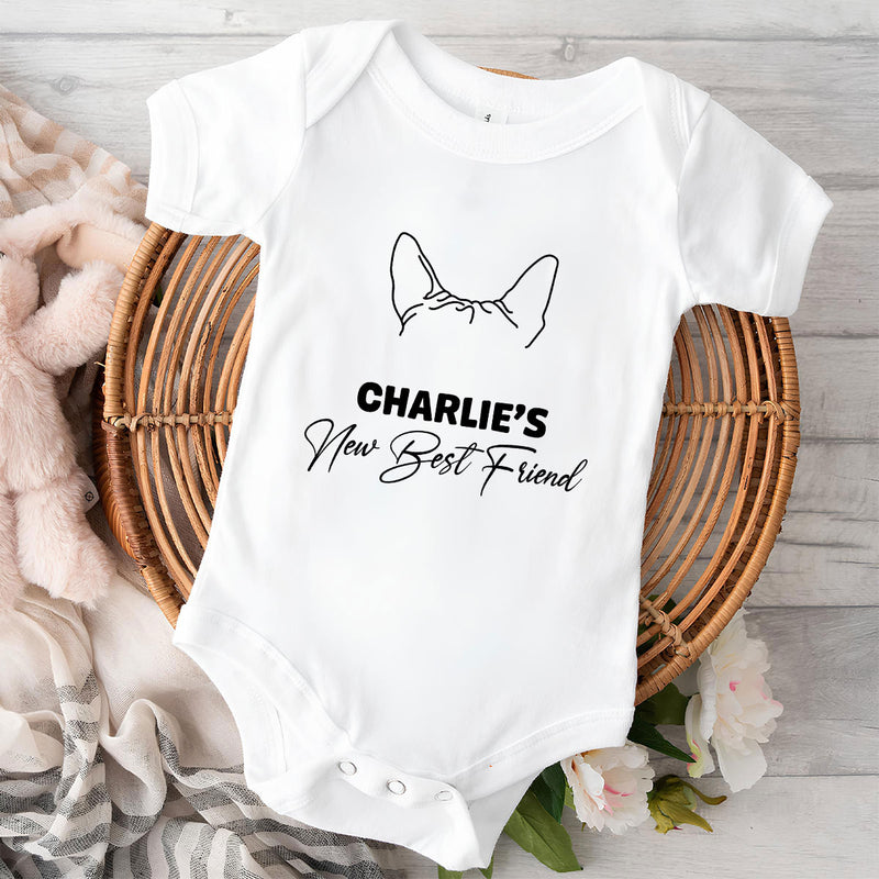 Dog Friend - Personalized Custom Baby Onesie