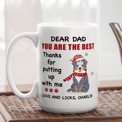 Dad Is Best - Personalized Custom Coffee Mug