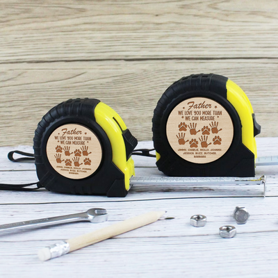 Dad We Love You - Personalized Custom Tape Measure