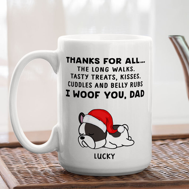 Dog Thanks All - Personalized Custom Coffee Mug