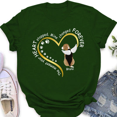 My Heart Changed Forever - Personalized Custom Women's T-shirt