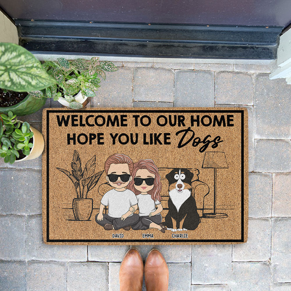 Please Come In - Personalized Custom Doormat 
