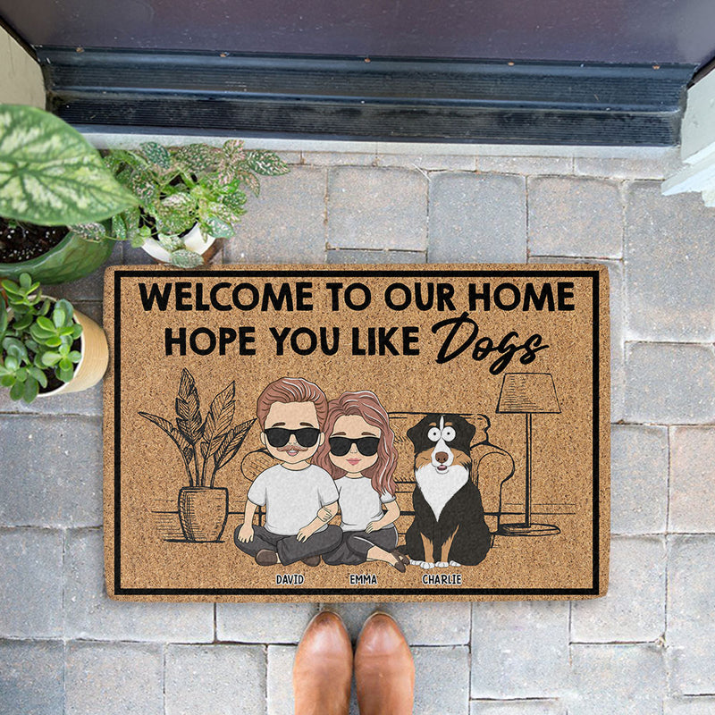 Please Come In - Personalized Custom Doormat