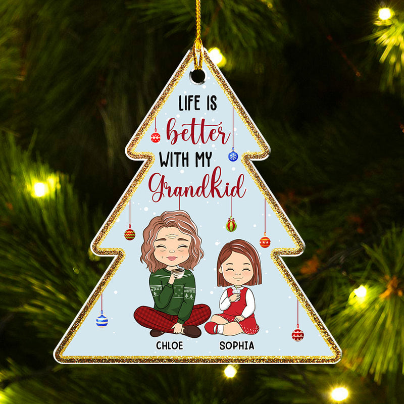 Christmas Tree Shaped - Personalized Custom Acrylic Ornament