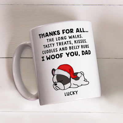 Dog Thanks All - Personalized Custom Coffee Mug