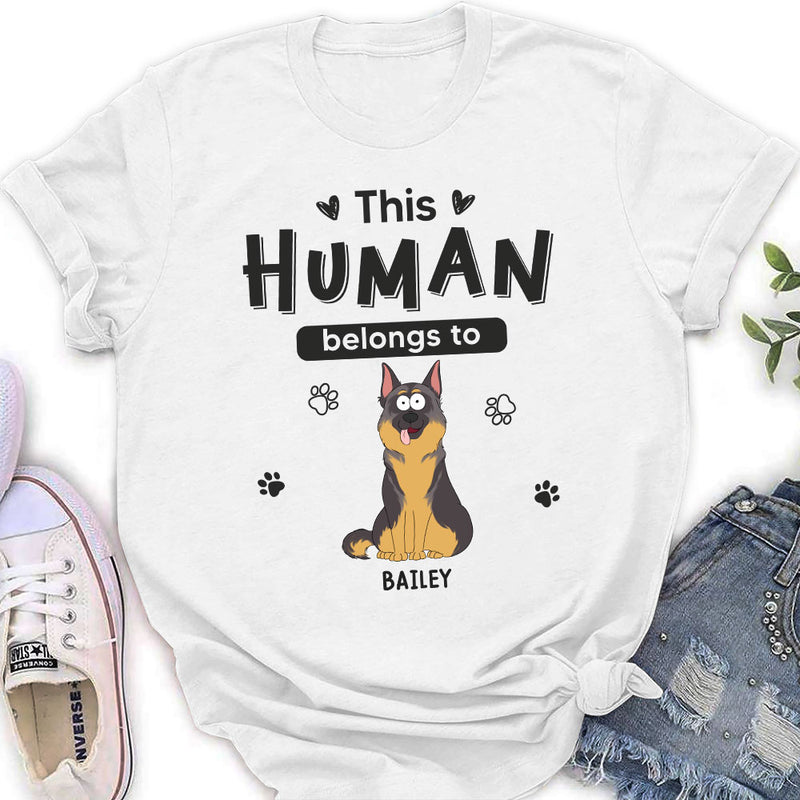 Belongs To Dogs - Personalized Custom Women&