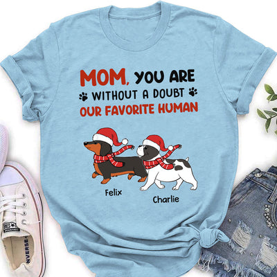 Favorite Dad Mom No Doubt - Personalized Custom Women's T-shirt