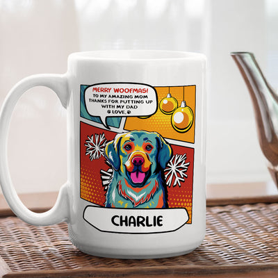 Christmas Amazing Dad - Personalized Custom Coffee Mug