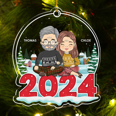 Couple 2024 - Personalized Custom Acrylic Ornament