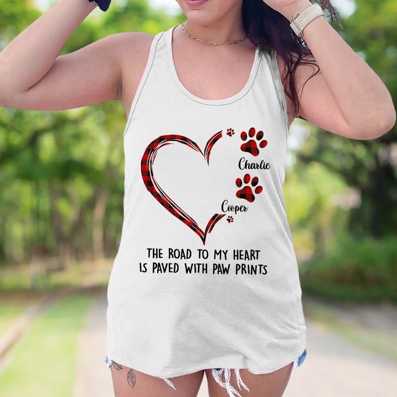 Road To Heart Pattern - Personalized Custom Women&