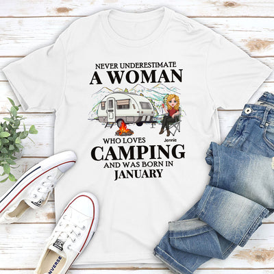 Monthly Camping - Personalized Custom Unisex T-shirt