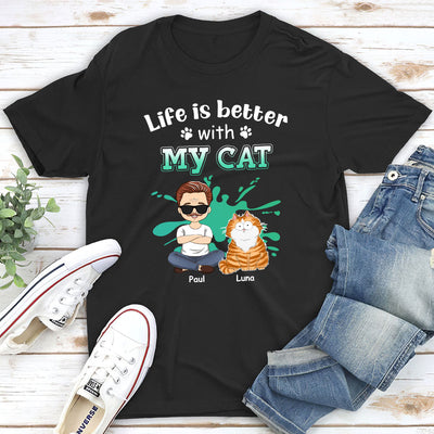 Life Is Better Funny - Personalized Custom Unisex T-shirt