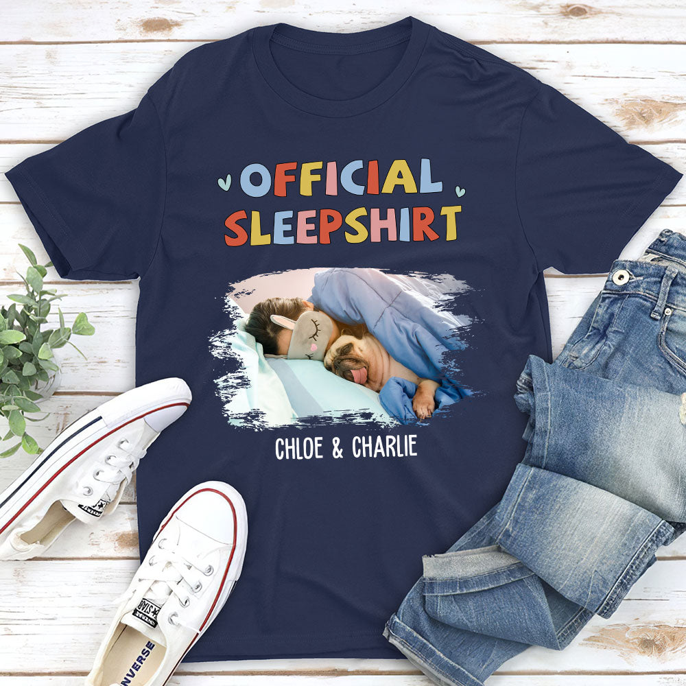 Sleeping Dog Sleepshirt Version 2 - Personalized Custom Unisex T-shirt –  PAWSIONATE