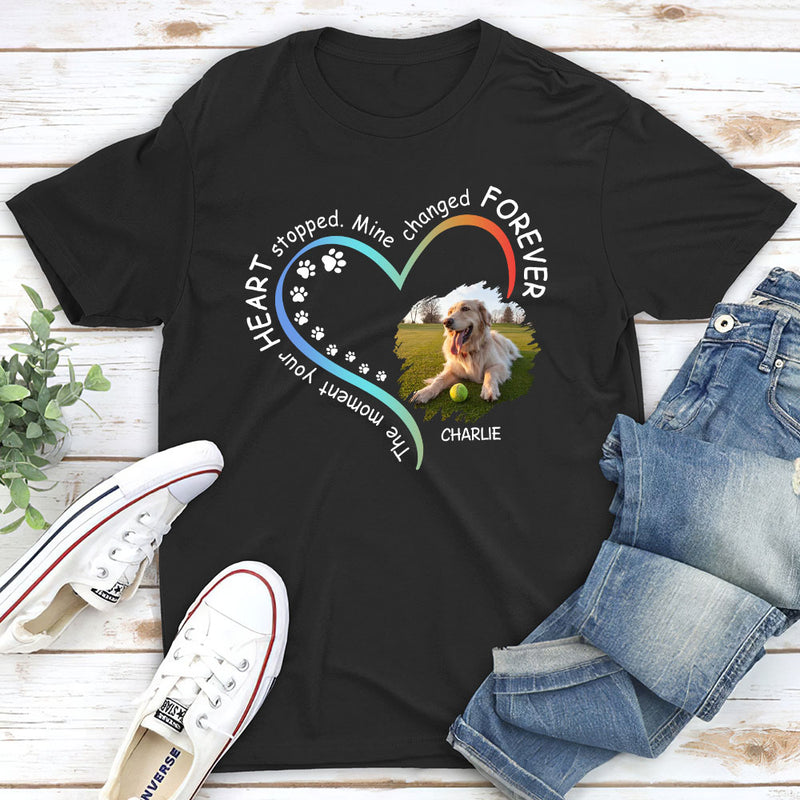 My Heart Changed Forever - Personalized Custom Unisex T-shirt