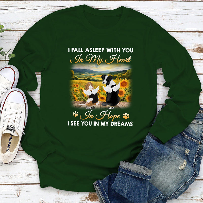 I See You In My Dreams - Personalized Custom Long Sleeve T-shirt