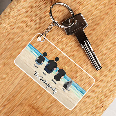 Whole Family Together - Personalized Custom Acrylic Keychain